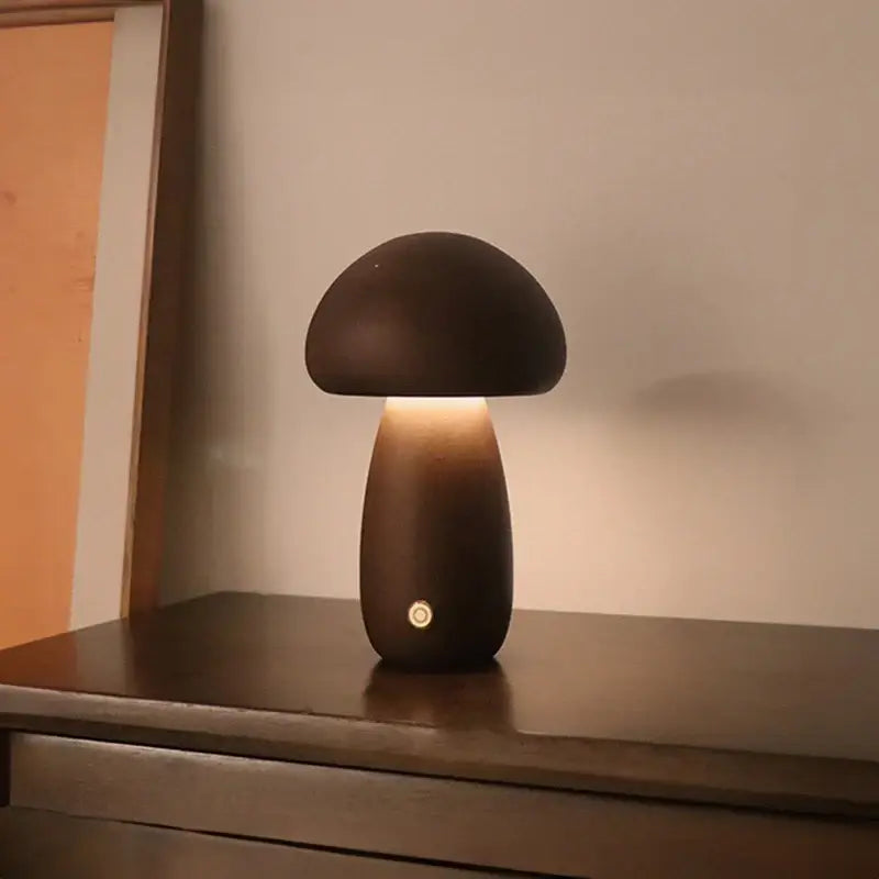 Mori מנורת פטרייה מעץ דגם